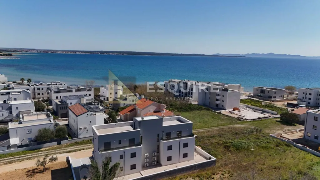Vue aérienne - Penthouse with Sea View in Privlaka