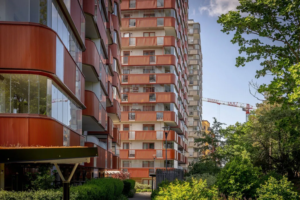 Välivaade - Modern Apartment with Garden View in Årstaskogs Väg