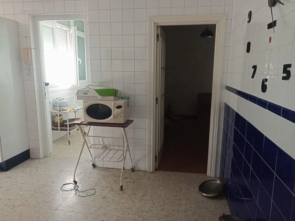Köök - Apartment with Terrace in Historic Centre, Cádiz
