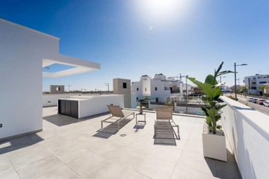 Terrace - Luxury Villa with Pool in Los Alcázares
