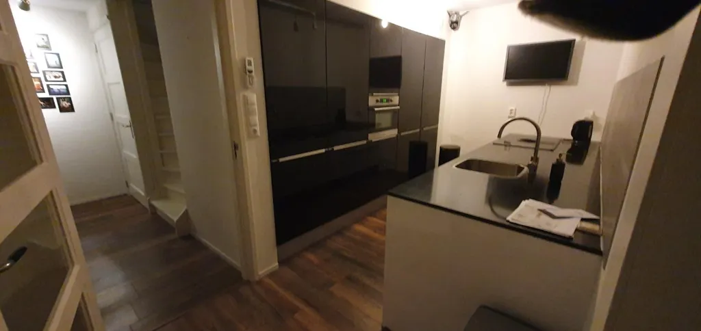 Kitchen - Renovated Studio with Private Bathroom in Kampen