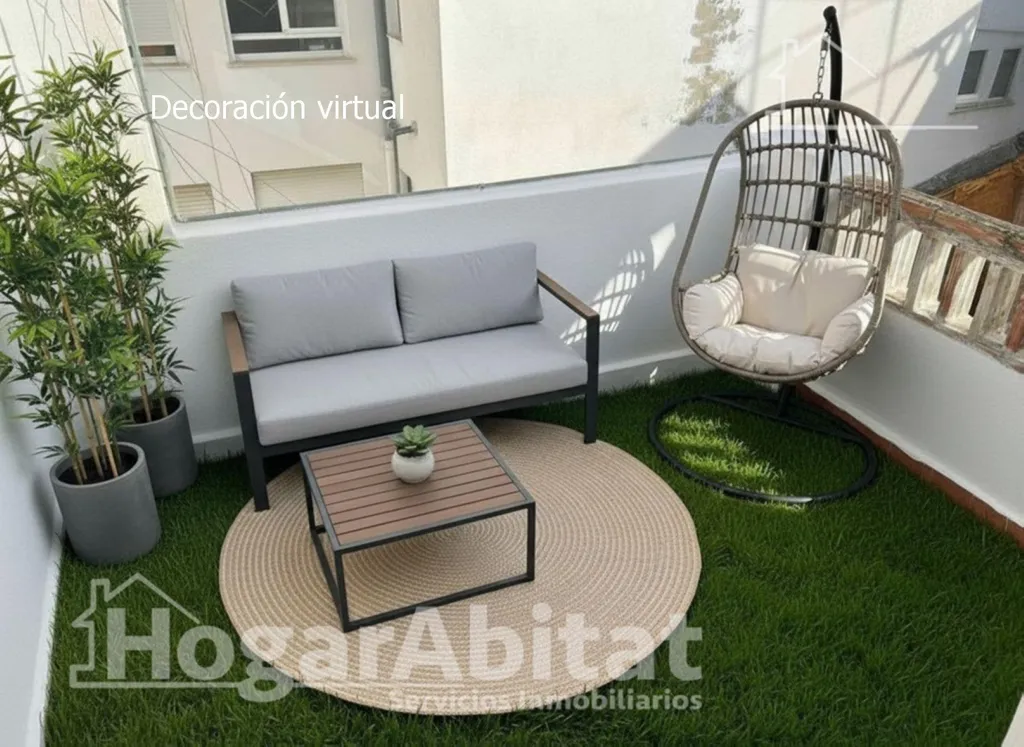 Terrasse - Apartment with Two Terraces in Manises