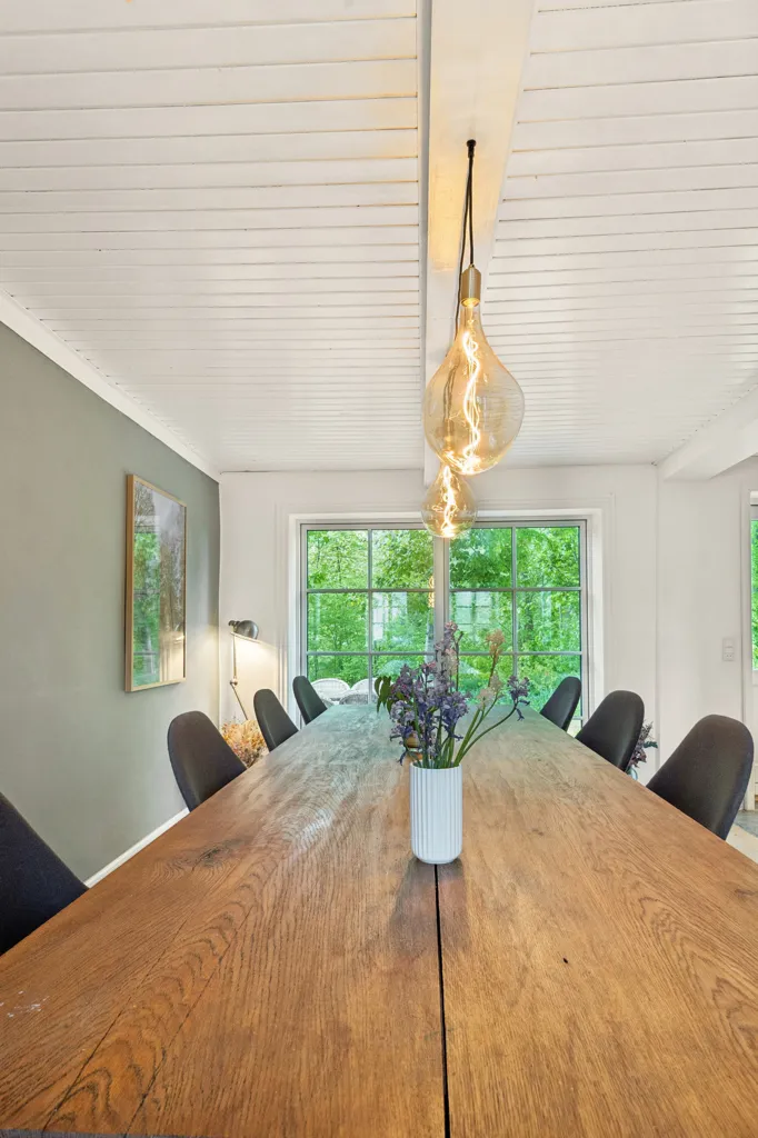 Sala da pranzo - Farmhouse with Forest View in Malling