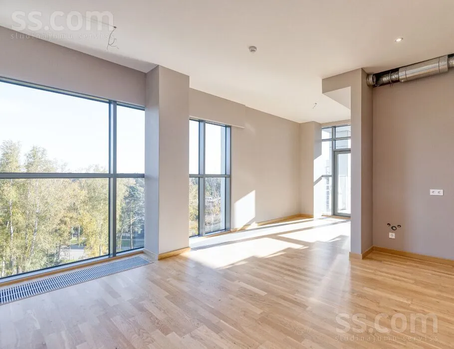 Séjour - Two-Bedroom Apartment with Park View in Dzintari