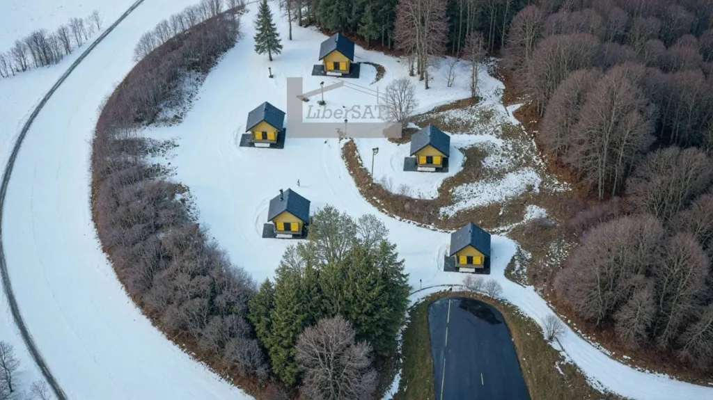 Õhuvaade - Country House with Garden in Veljun, Slunj