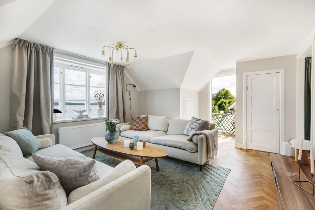 Séjour - 20s Villa with Mälaren View in Mariefred
