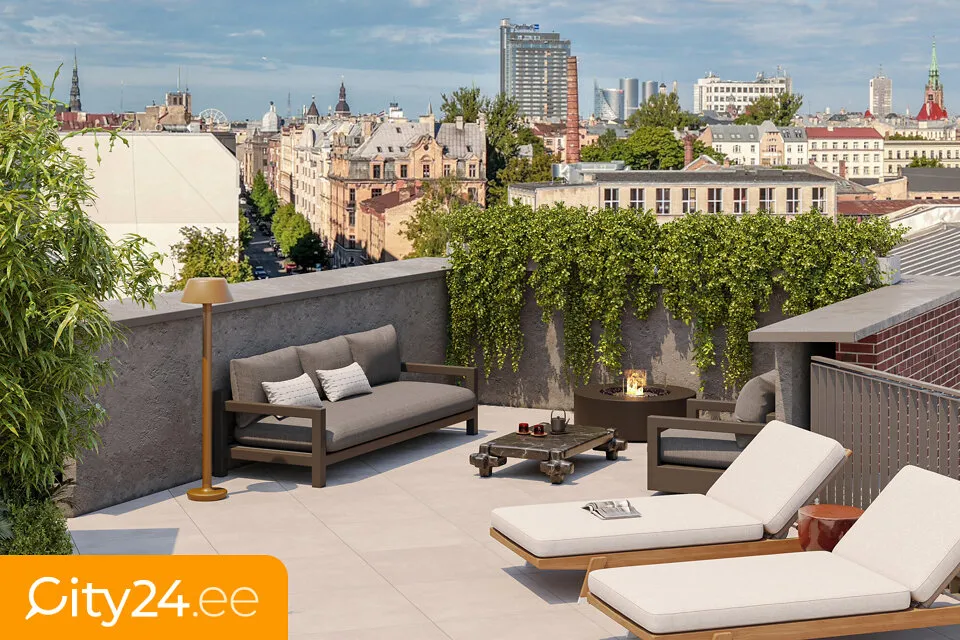 Appartement 4 pièces à Rīga