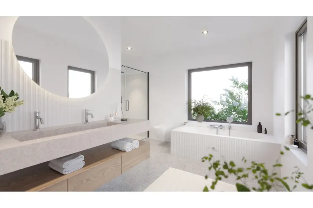 Bathrooms - Penthouse with Terraces in Woluwe-Saint-Lambert