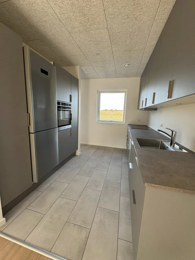 Cuisine - New 5-Bedroom Apartment with Balcony in Store Heddinge