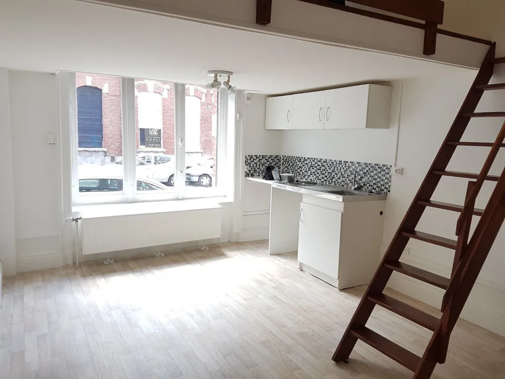 Köök - Character Flat with Mezzanine in Roubaix