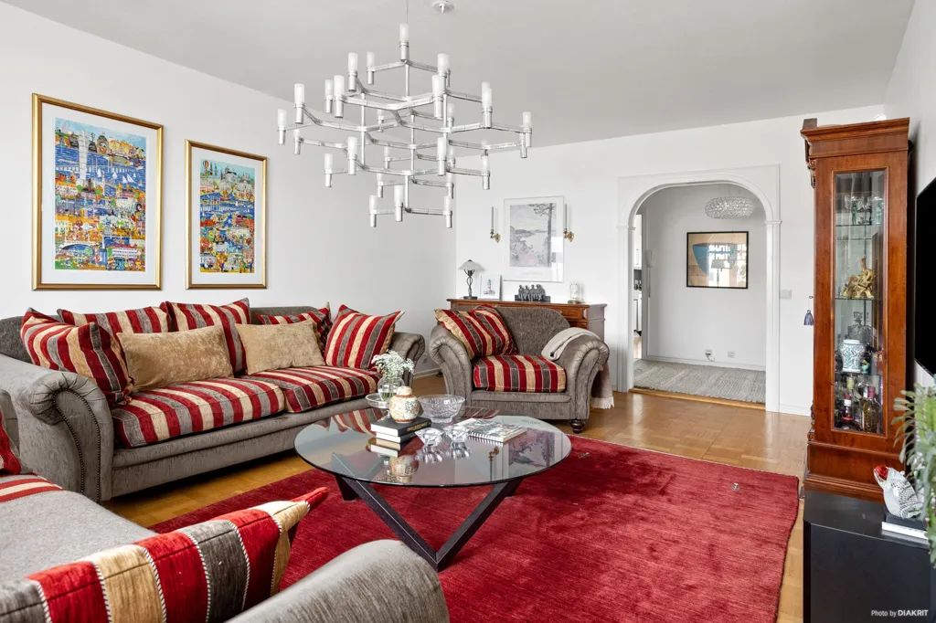 Séjour - Penthouse with Park View in Malmö
