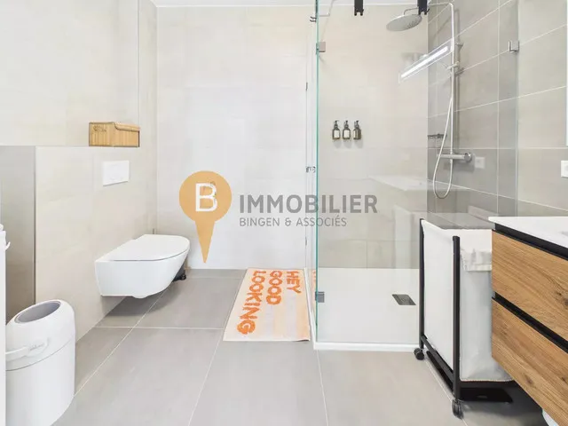 Bathrooms - Modern Apartment with Terrace in Nospelt