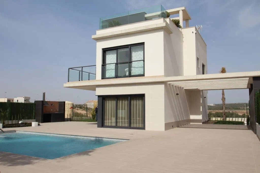 Piscine - Luxury Villa with Lake and Sea Views in San Miguel