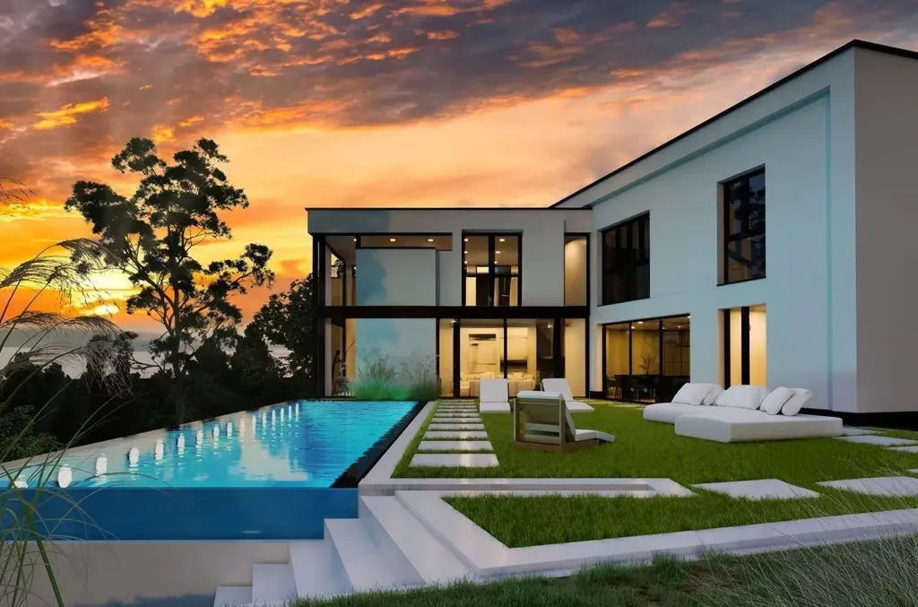 Piscine - Luxury Villa Project with Pool in El Espinar