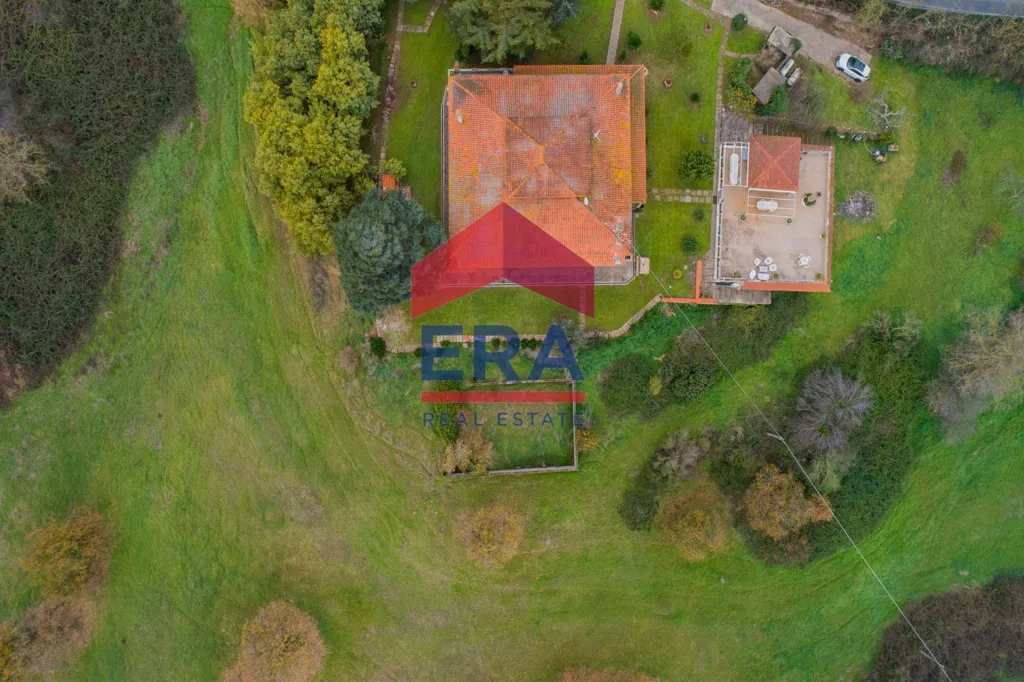 Vue aérienne - Villa with 4.5-Hectare Park in Ardea