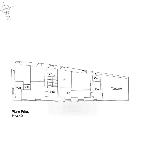 Plaan - Duplex Apartments with Terrace in Guarcino