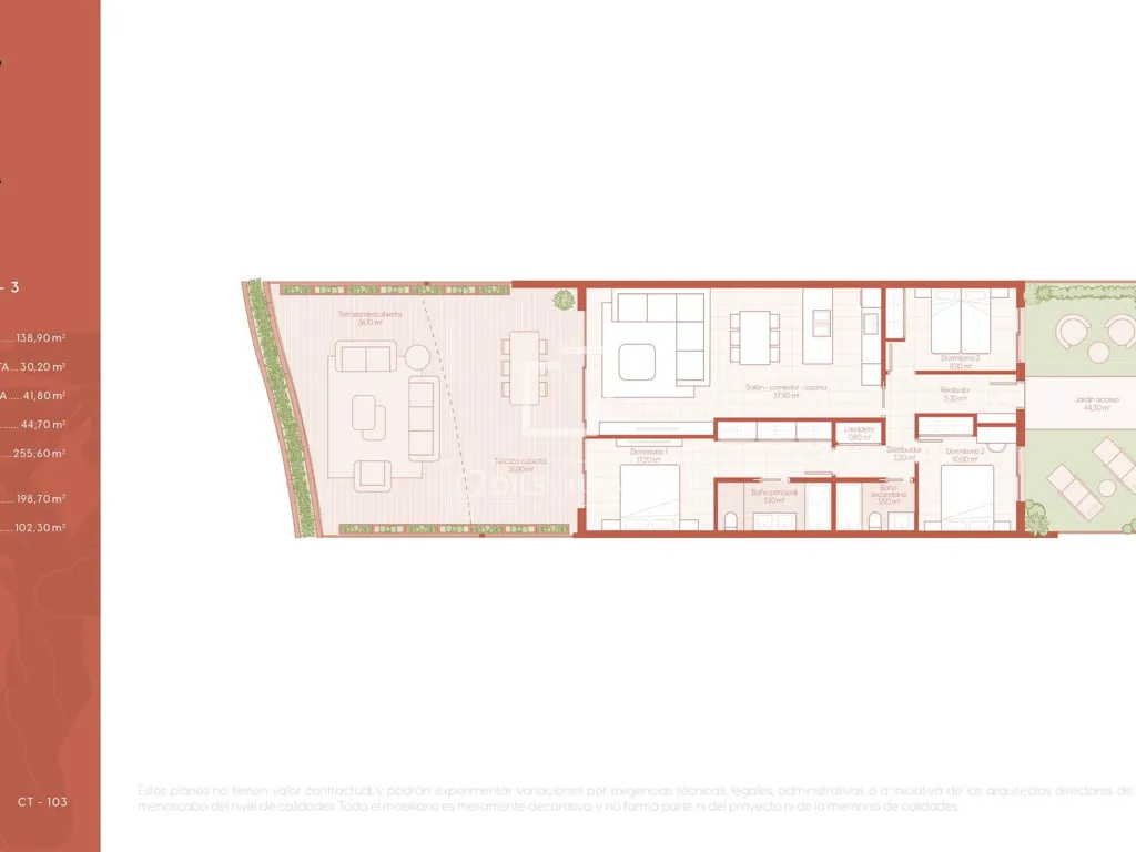 Floor Plan - Apartment with Sea View in Benalmádena