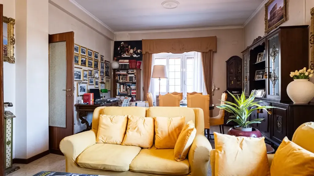 Soggiorno - Exclusive Penthouse with Panoramic Terrace in Rome