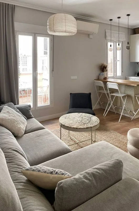 Séjour - Modernised Flat with Patio View in Modesto Lafuente