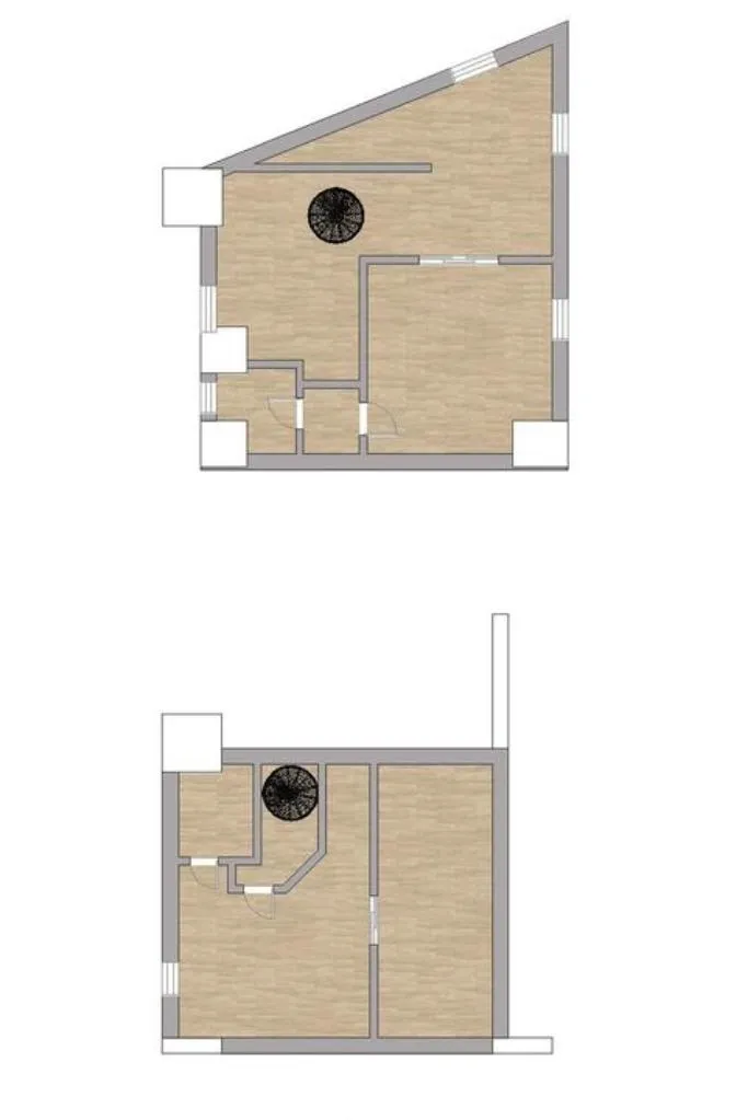Planimetria - Historic Apartments with Piazza View in Bagnaia