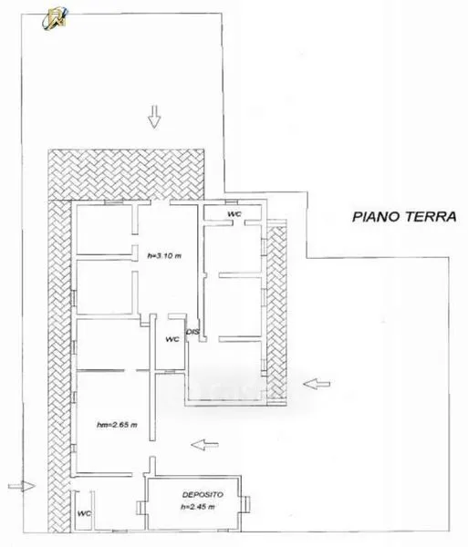 Plan - Terraced House with Garden in Policoro