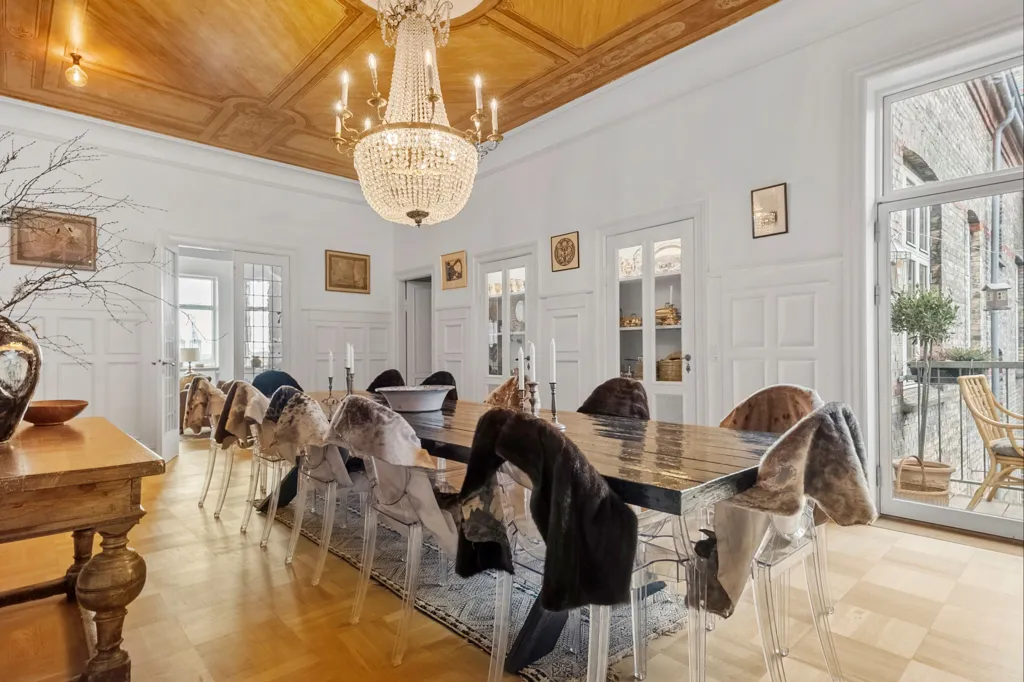 Salle à manger - Penthouse with Sea View in Aarhus C