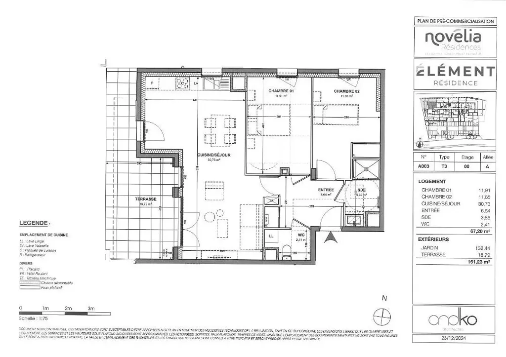 Appartement 3 pièces à Embrun