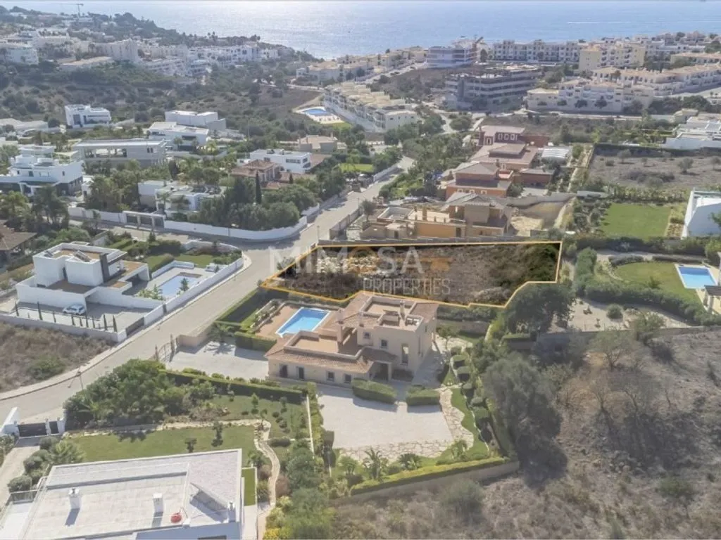Vue aérienne - Approved Villa Plot with Pool in Porto de Mos