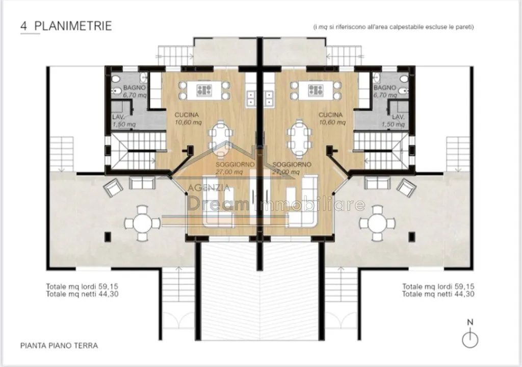 Plan - Luxury Villa with Private Garden in Lusciano
