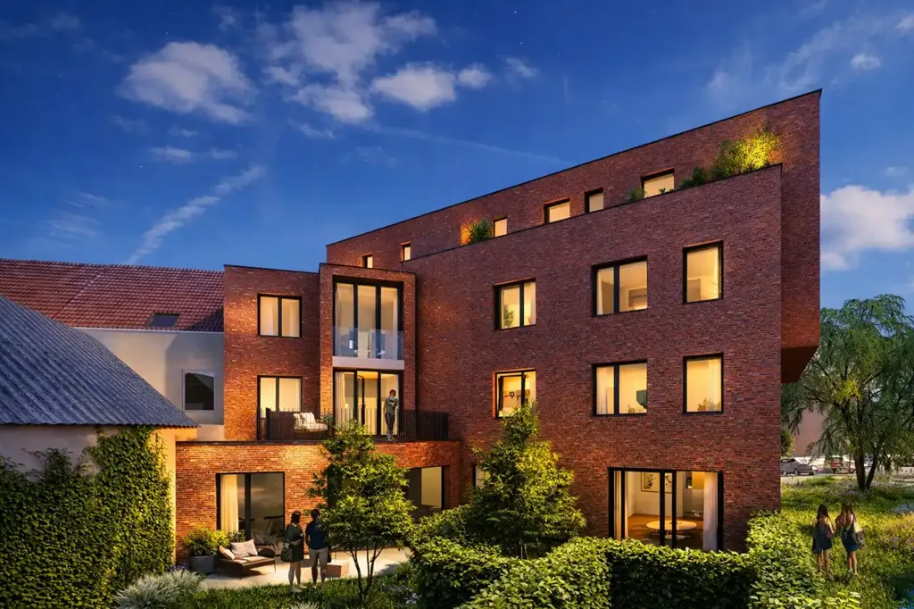 Exterior - Modern Apartment with Terrace in Anderlecht