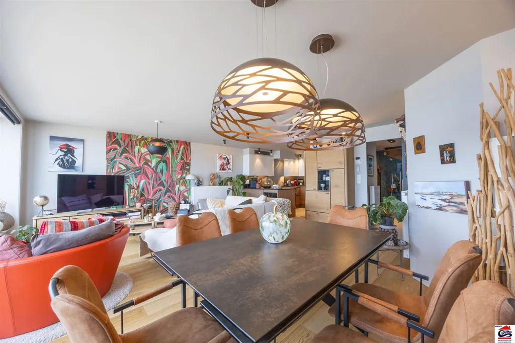 Sala da pranzo - Luxury Duplex with Sea View on Zeedijk, Westende