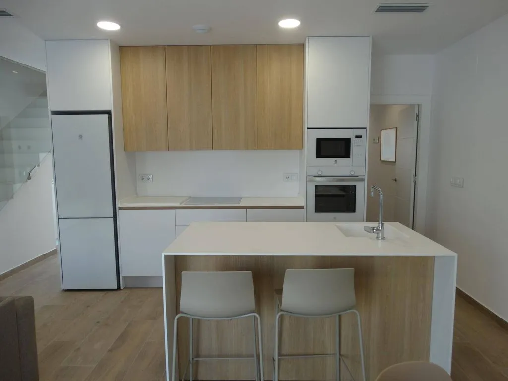 Köök - Luxury Penthouse with Private Garden in San Javier