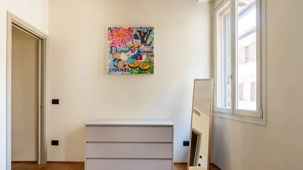 Camere da letto - Modernised Trilocale in Oltrarno, Florence