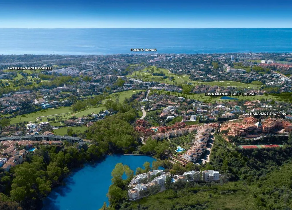 Vue aérienne - Luxury Flat with Panoramic Views in Marbella