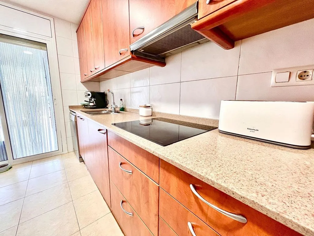 Köök - Chalet with Pool and Terrace in Calafell Parc