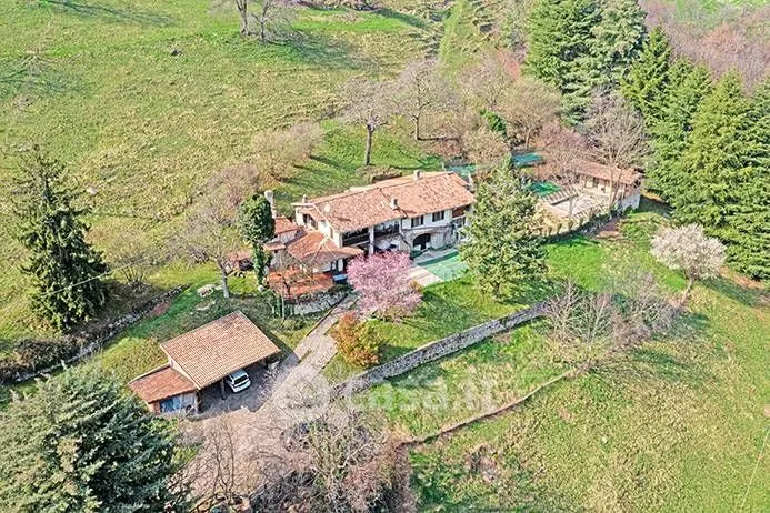 Vue aérienne - Rustic Casale with Garden in Vigolo