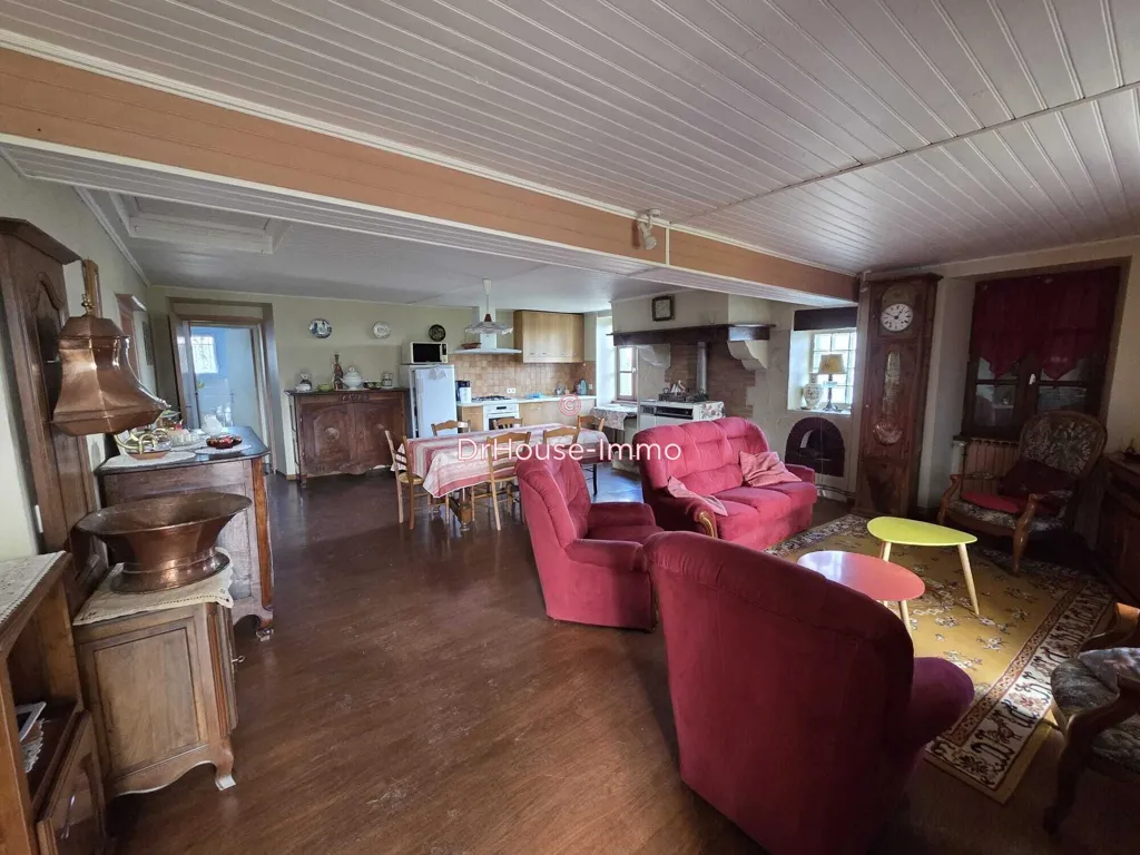 Living Room - House with Barn and Orchard in Aujols