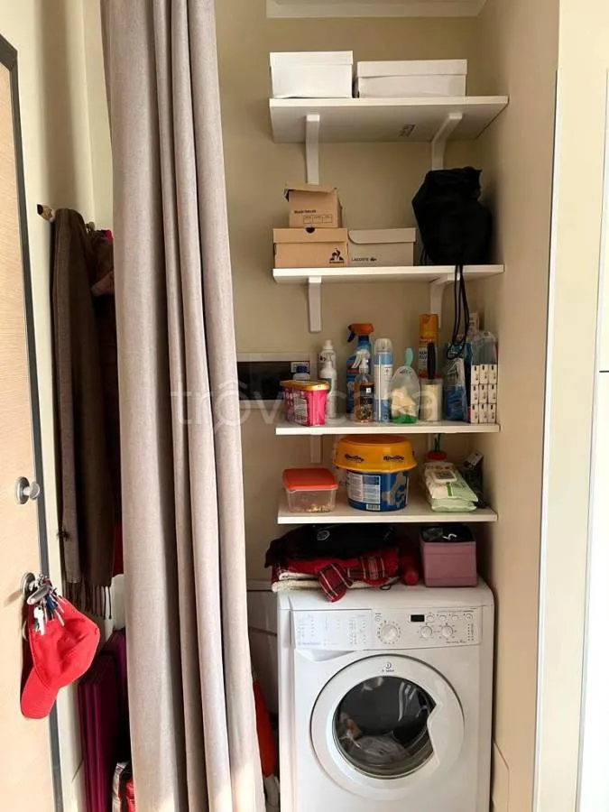 Pesuköök - Apartment with Private Balcony in Moncalieri