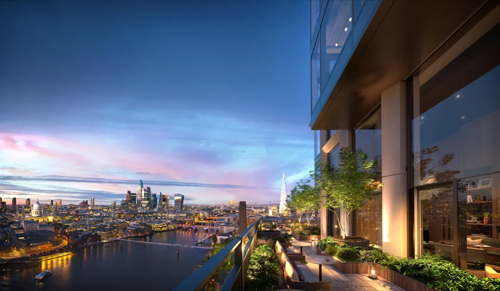 Terrass - 3 magamistoaga kinnisvara asukohas London