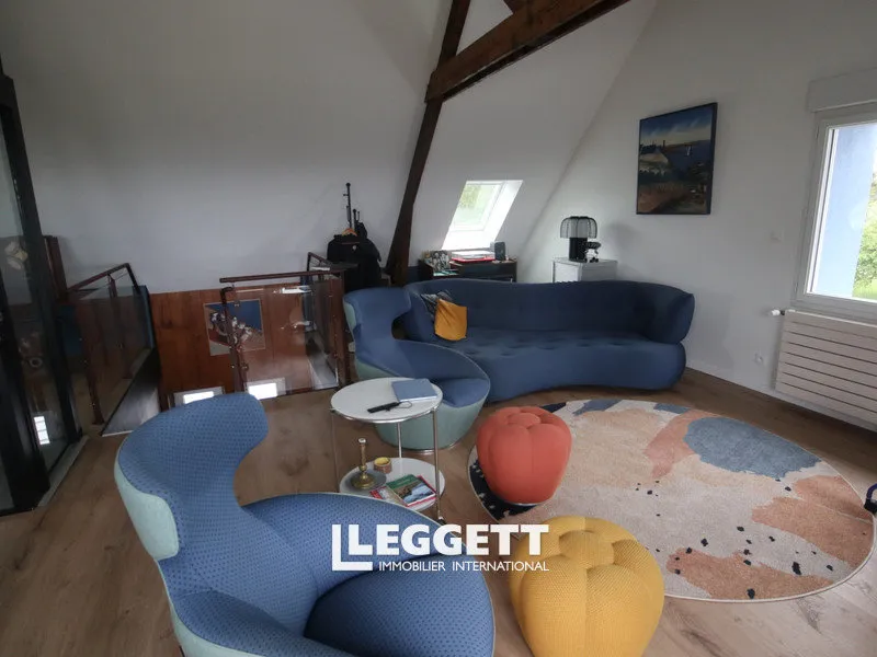 Séjour - Maison avec Studio et Vue Mer à Moëlan-sur-Mer