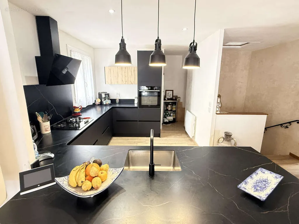 Köök - Renovated Maison with Terraces near Perpignan