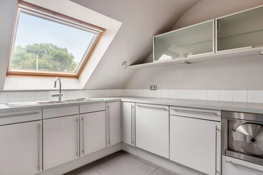 Cucina - Light-Filled Apartment with Terrace in Diest