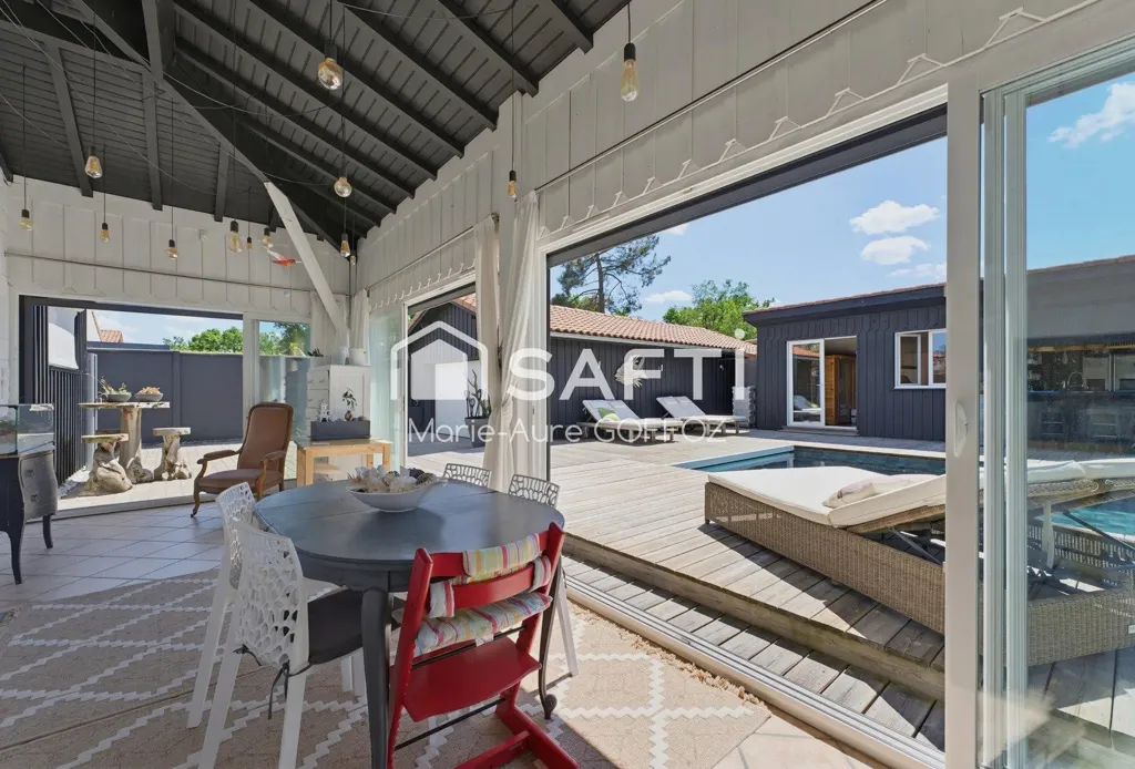Terrasse - Villa avec Piscine à Martignas-sur-Jalle