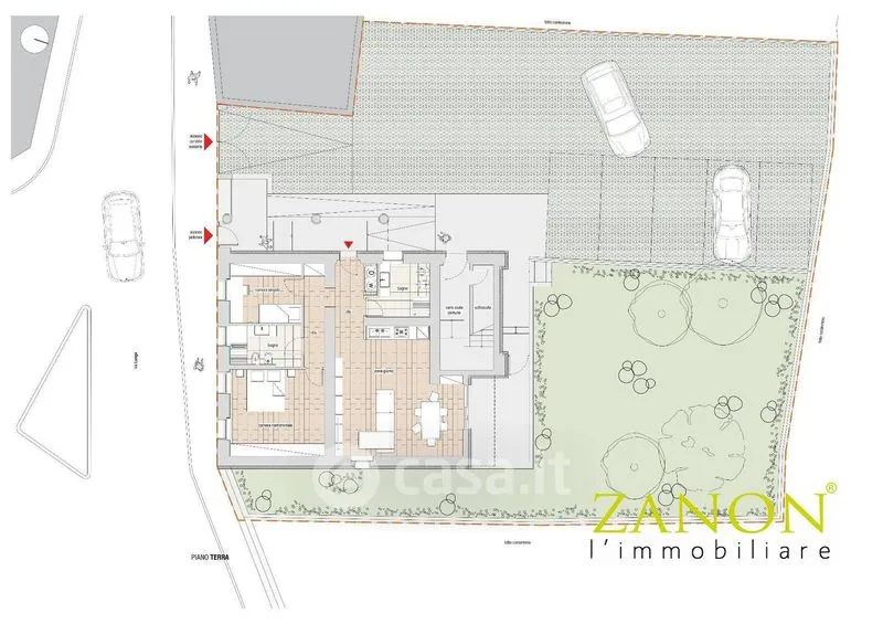 Plaan - Ground Floor Apartment with Garden in Gorizia