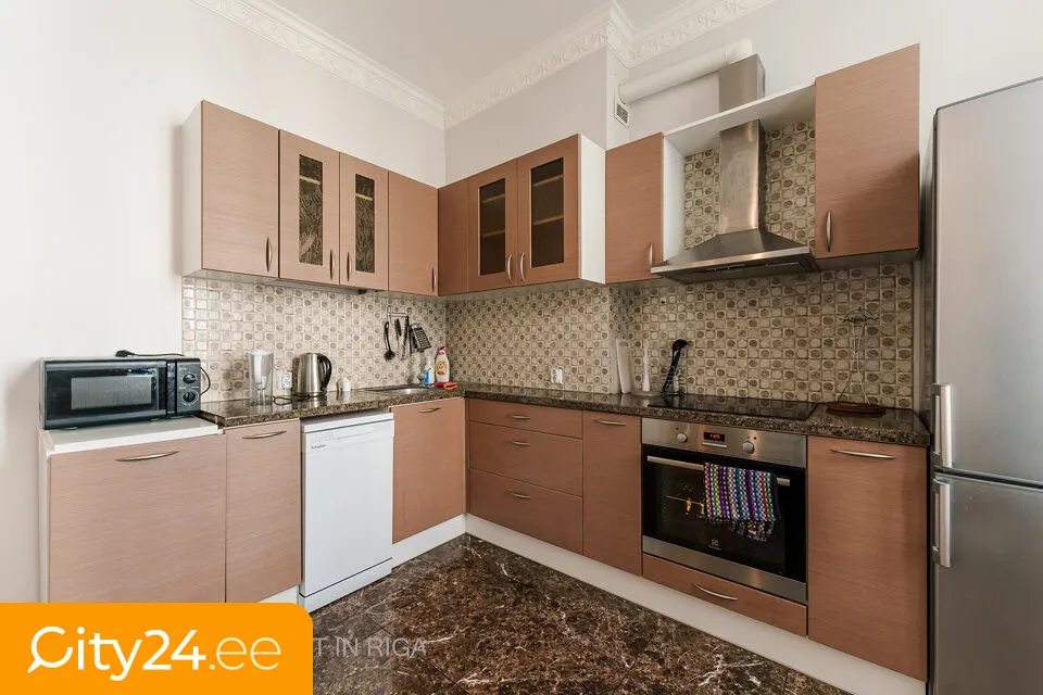 Cucina - 3-Bedroom Apartment in Riga Centre