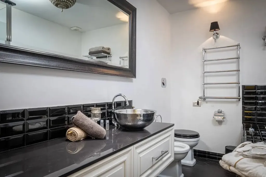 Salles de bain - Apartment with Sauna in Central Rome