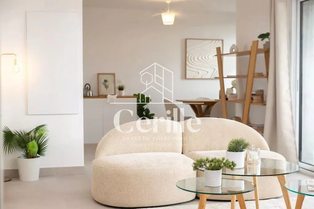 Séjour - Appartement Luxe 2 Chambres à Aix-en-Provence