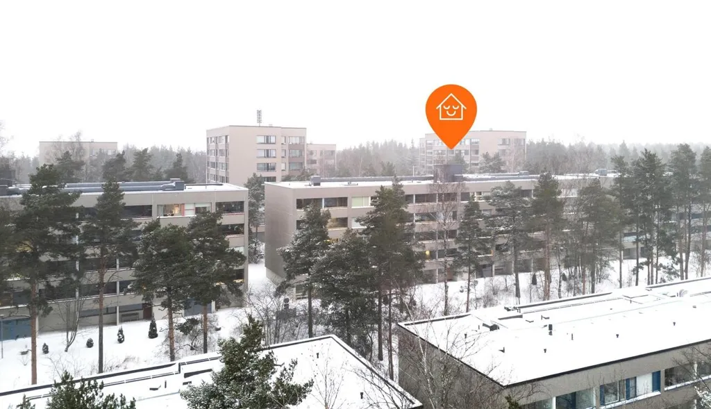 Vue aérienne - Apartment with Glazed Balconies in Suikkila