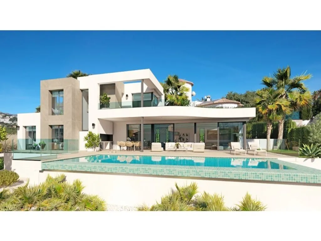 Piscine - Detached House with Sea View in Calpe
