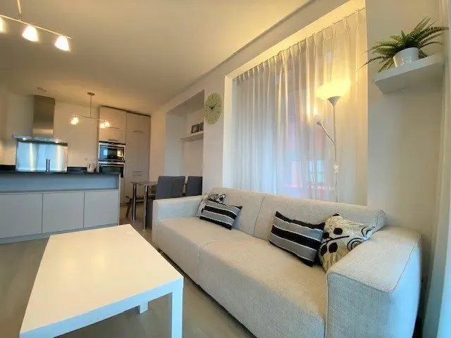 Living Room - Modern Apartment with Balcony in Rotterdam Centre
